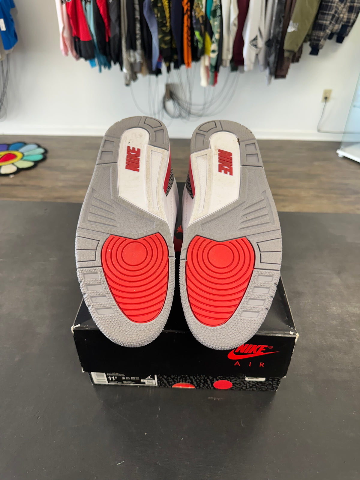 Air Jordan 3s "Fire Red" Size 11.5