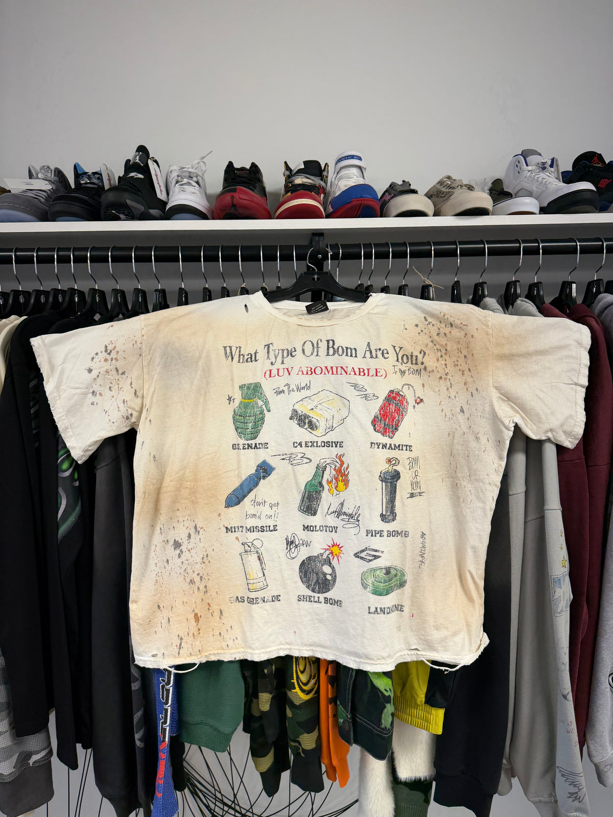 Abominable "What Type Of Bom" Tee Size Medium