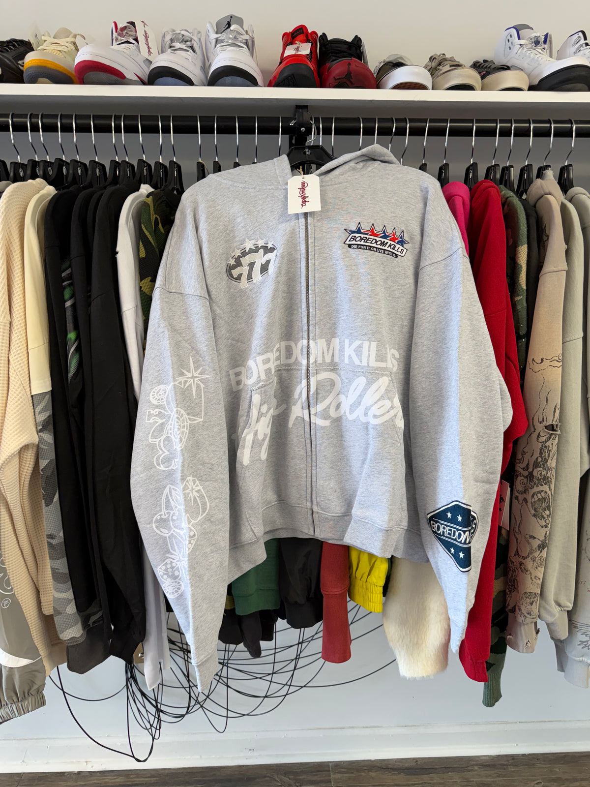 Boredom Kills High Roller Jacket Size Large