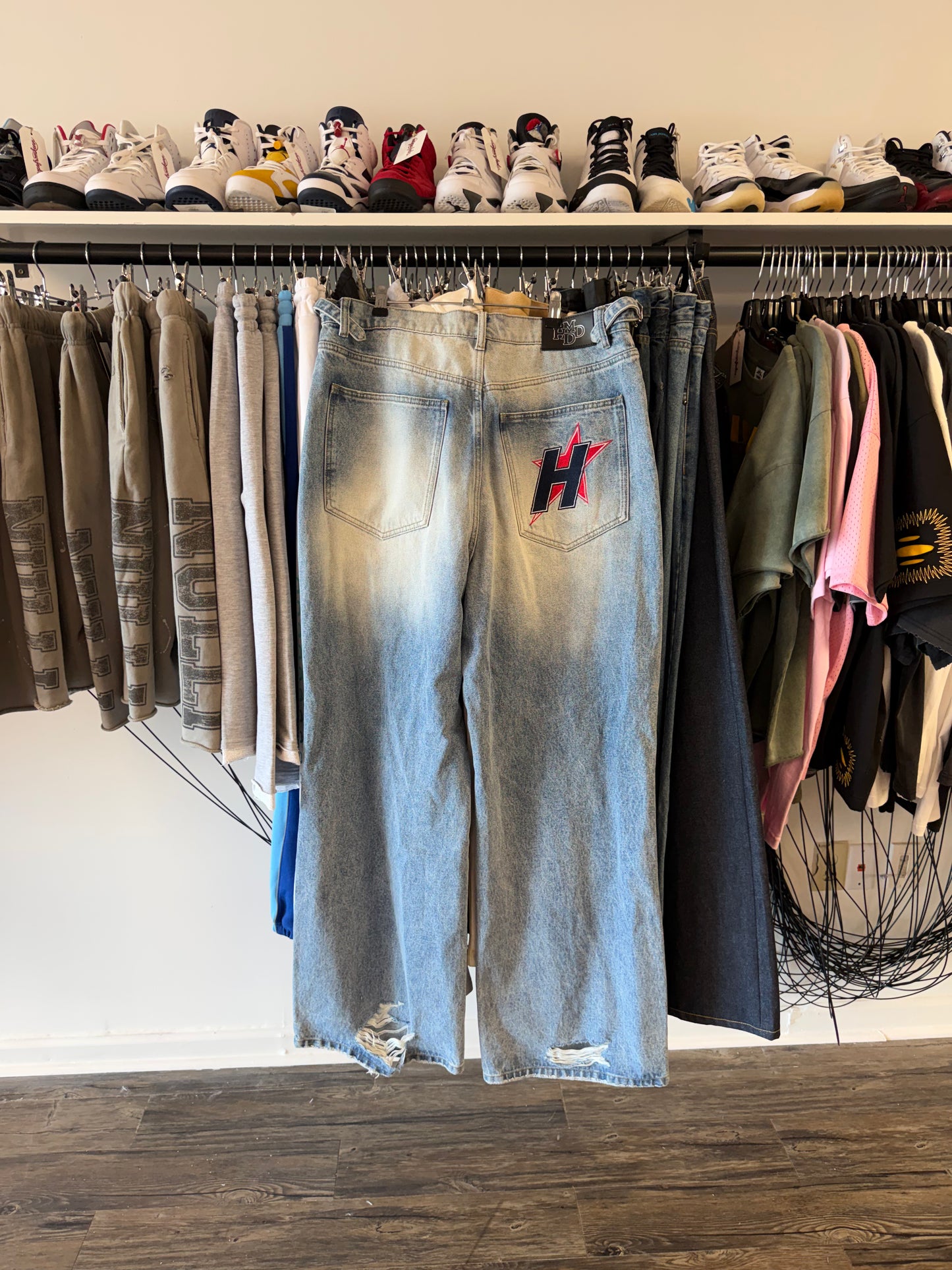 HMDD Crystals H-Star Jeans 2XL