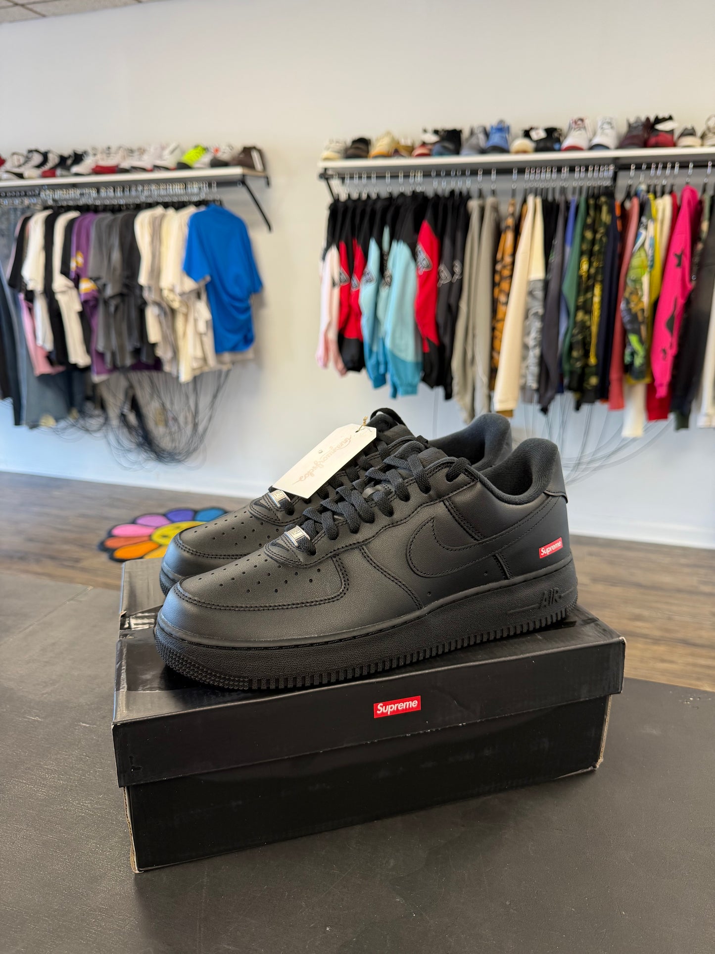 Supreme Black Af1 Size 11.5
