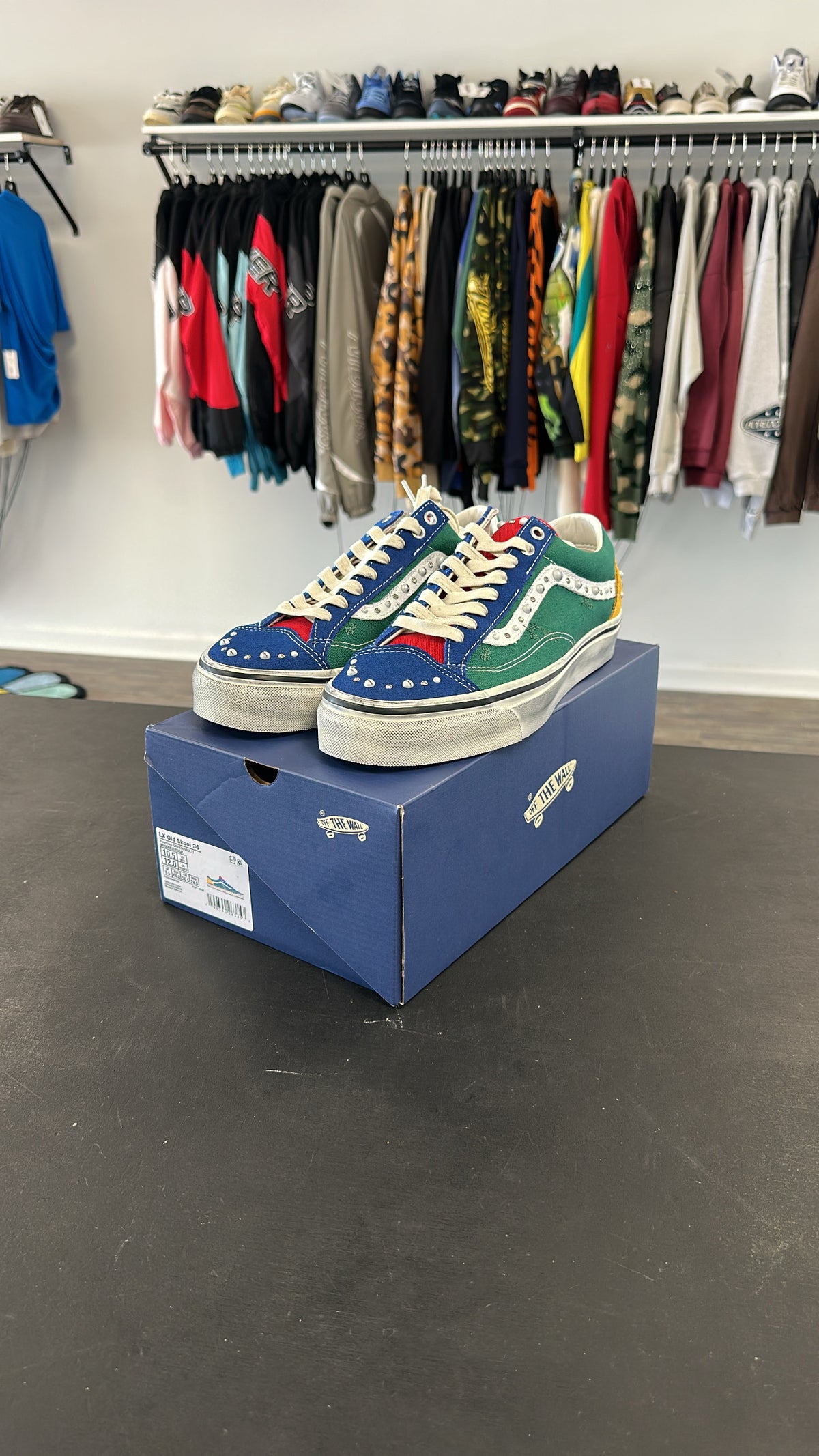 Vans LX Old Skool 36 "Green Multicolor" Size 10.5