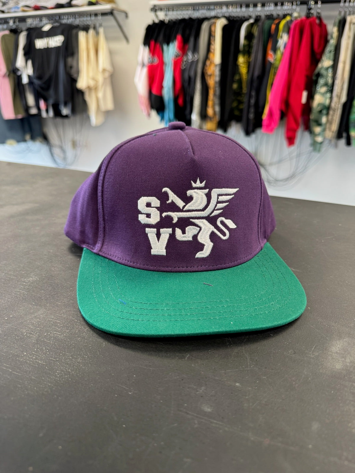 Saint Vanity Hat Purple/Green