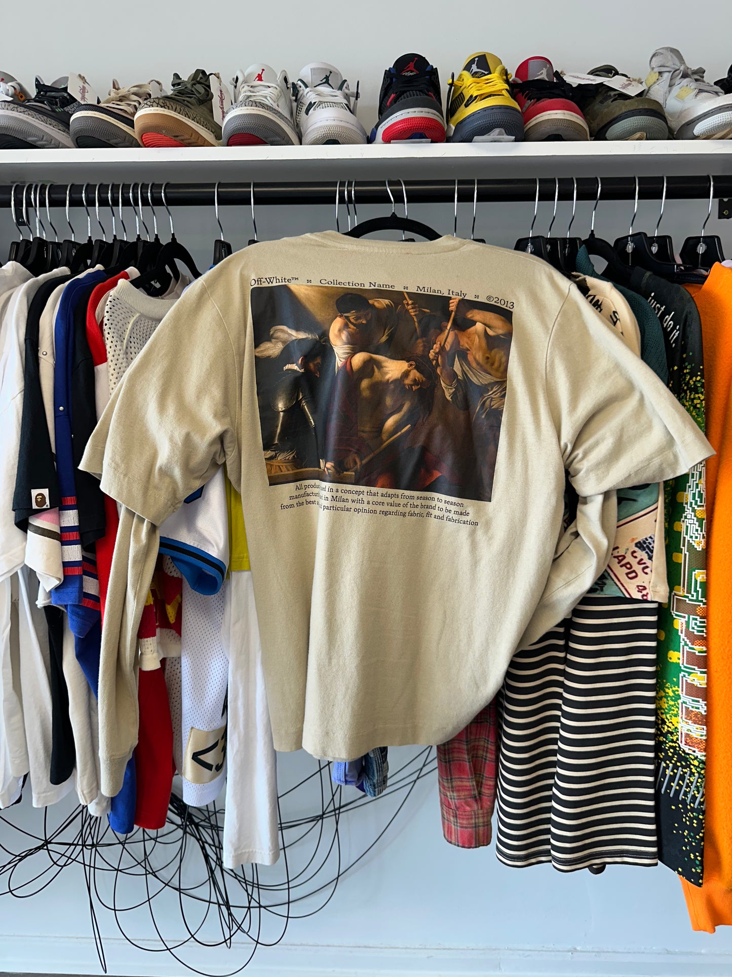 OffWhite Caravaggio Double Sleeve Longsleeve Tee Medium