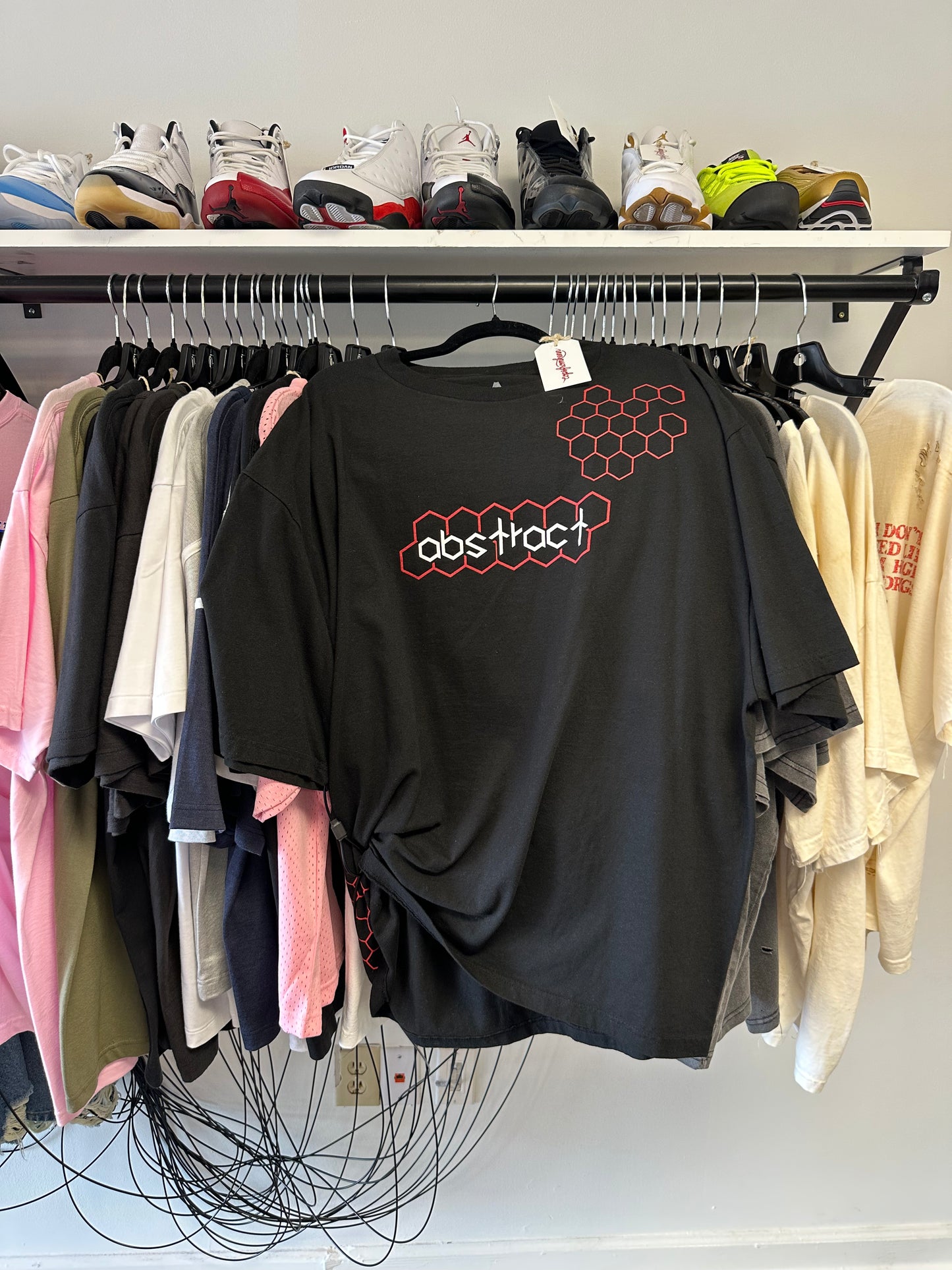 Abstract Honeycomb Tee 2XL