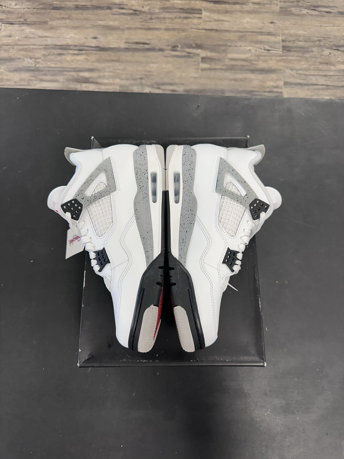Air Jordan 4s "White Cement" Size 9.5