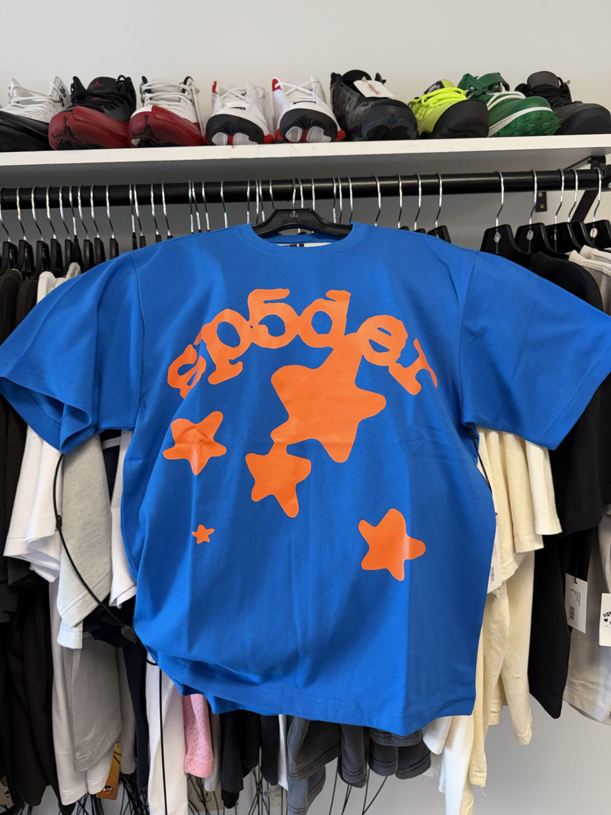 Sp5der Tee "Sp5der Blue" Size Small