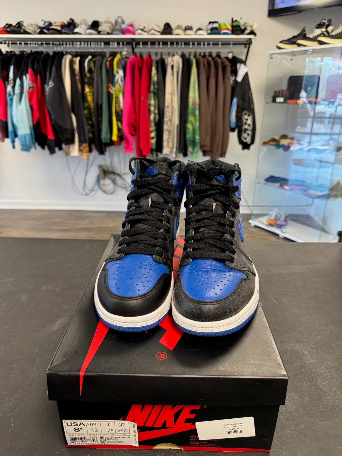 Air Jordan 1s "Royal" Size 8.5