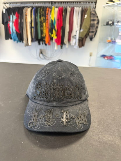 Supreme Leather Applique 6-panel Hat