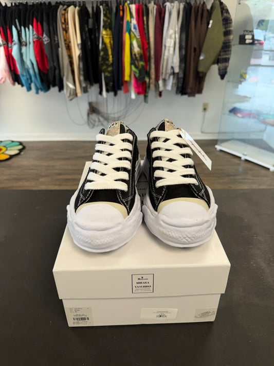 Maison Mihara Yasuhiro Low Canvas "Black" Size 12