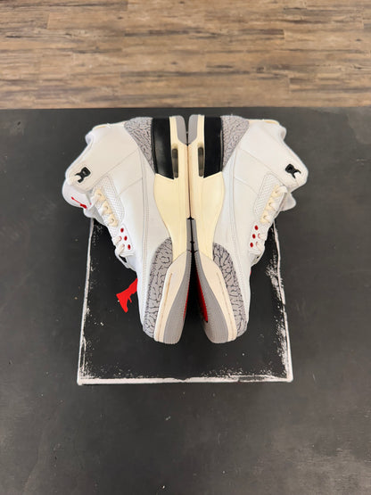 Air Jordan 3s "White Cement Reimagined" Size 10.5