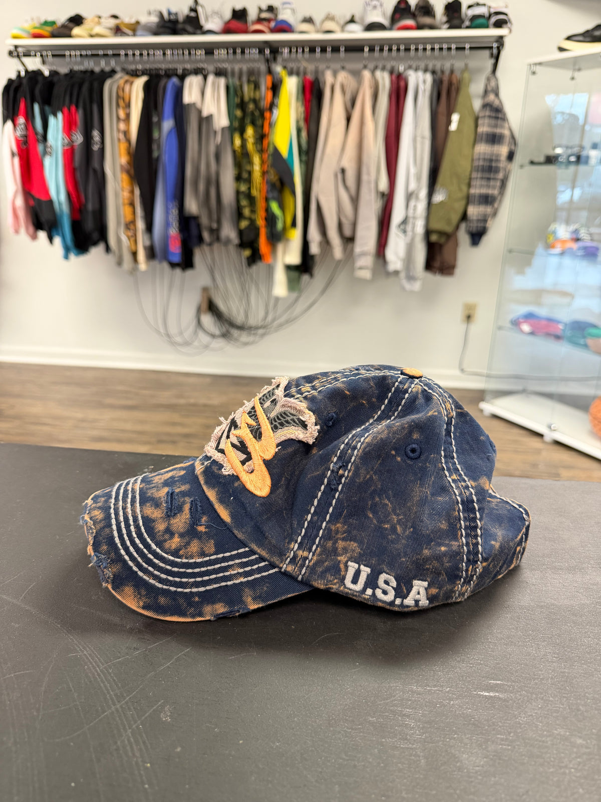 Abominable Bleached Blue Cap