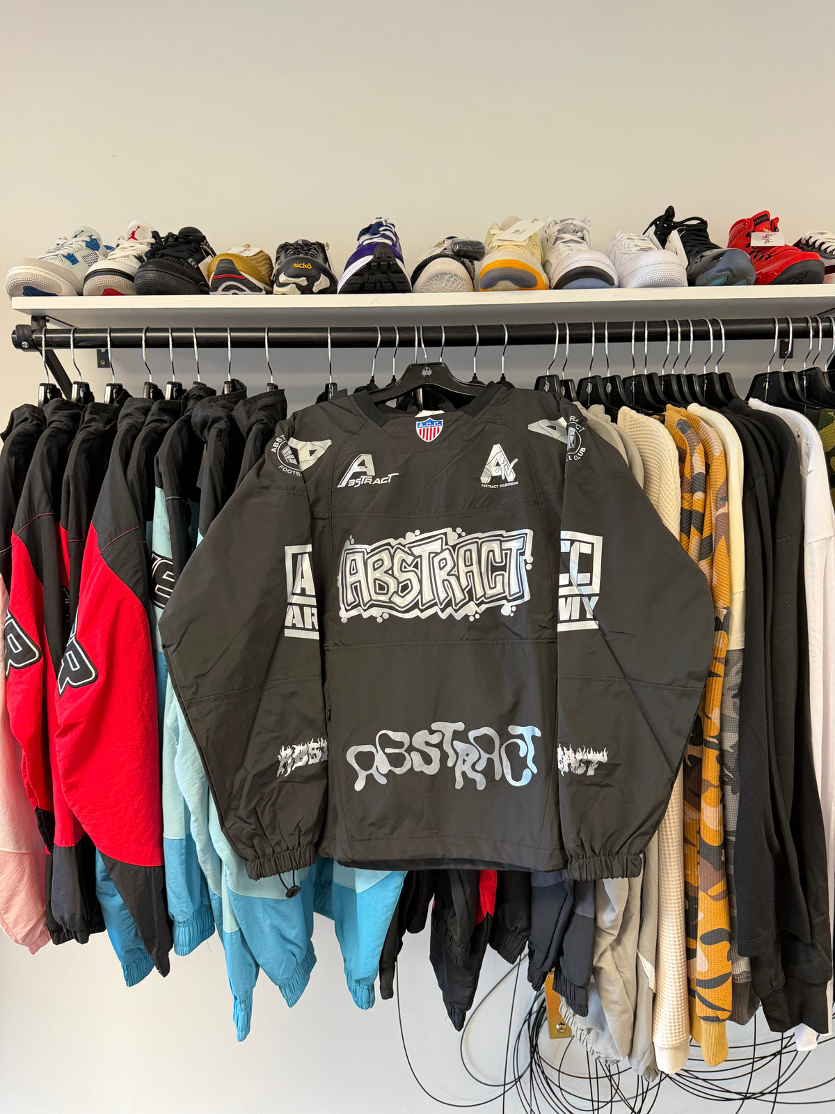 Abstract AFC Captain Black Shirt Size Large