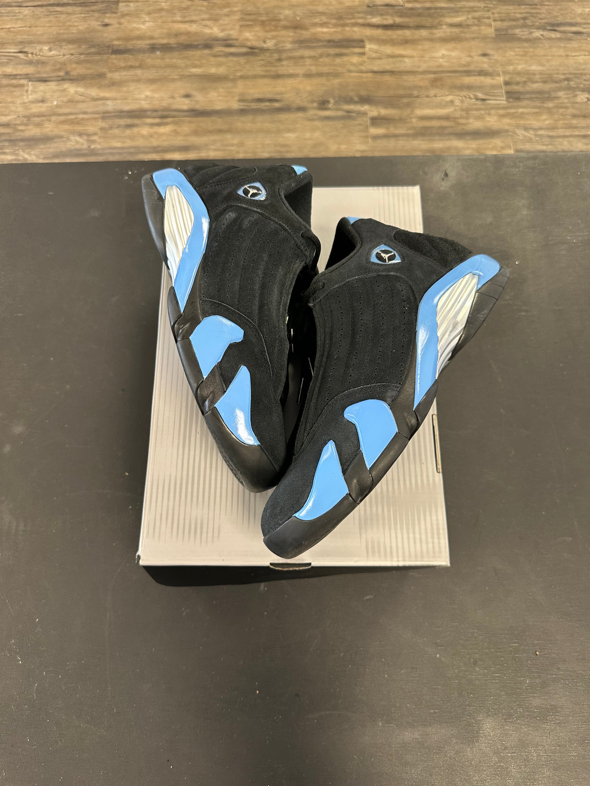 Air Jordan 14s "Black University Blue" Size 8.5