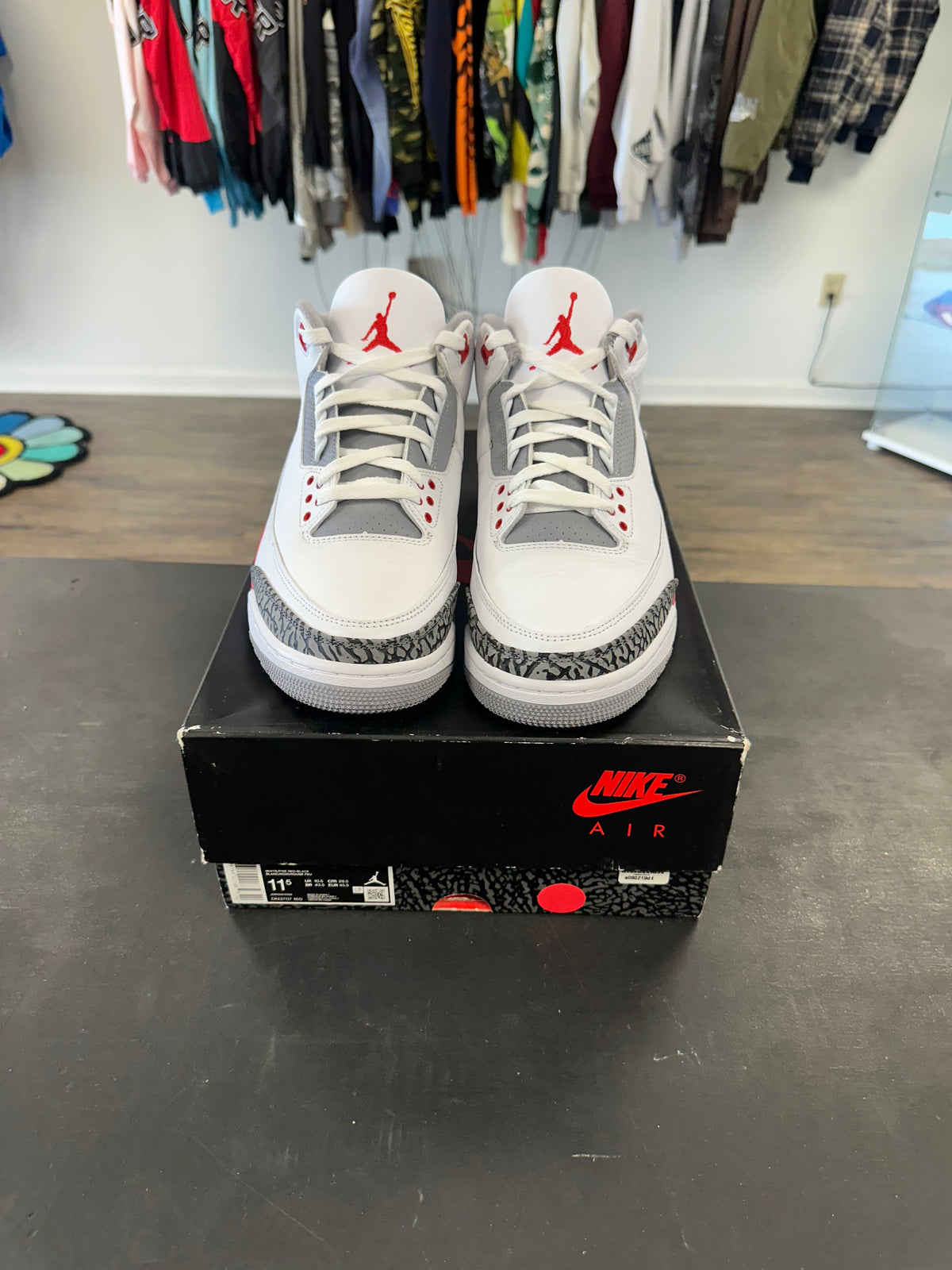 Air Jordan 3s "Fire Red" Size 11.5