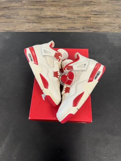 Air Jordan 4s "Valentines Day Sierra Red" Size 8.5