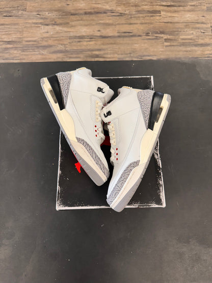 Air Jordan 3s "White Cement Reimagined" Size 10.5
