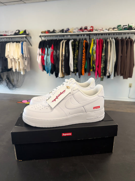 Supreme X Air Force 1s "White" Size 9.5