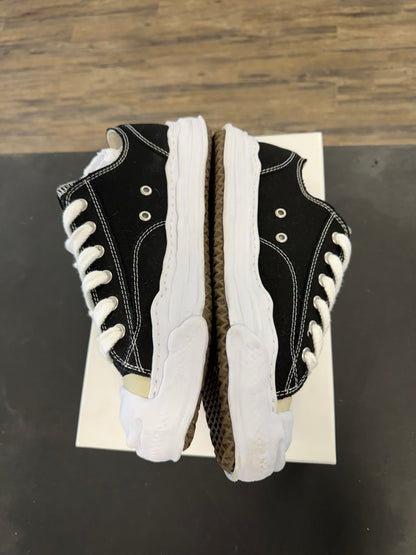 Maison Mihara Yasuhiro Low Canvas "Black" Size 12