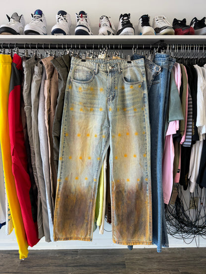 Aveugle "Starry Night" Denim Jeans Size 36