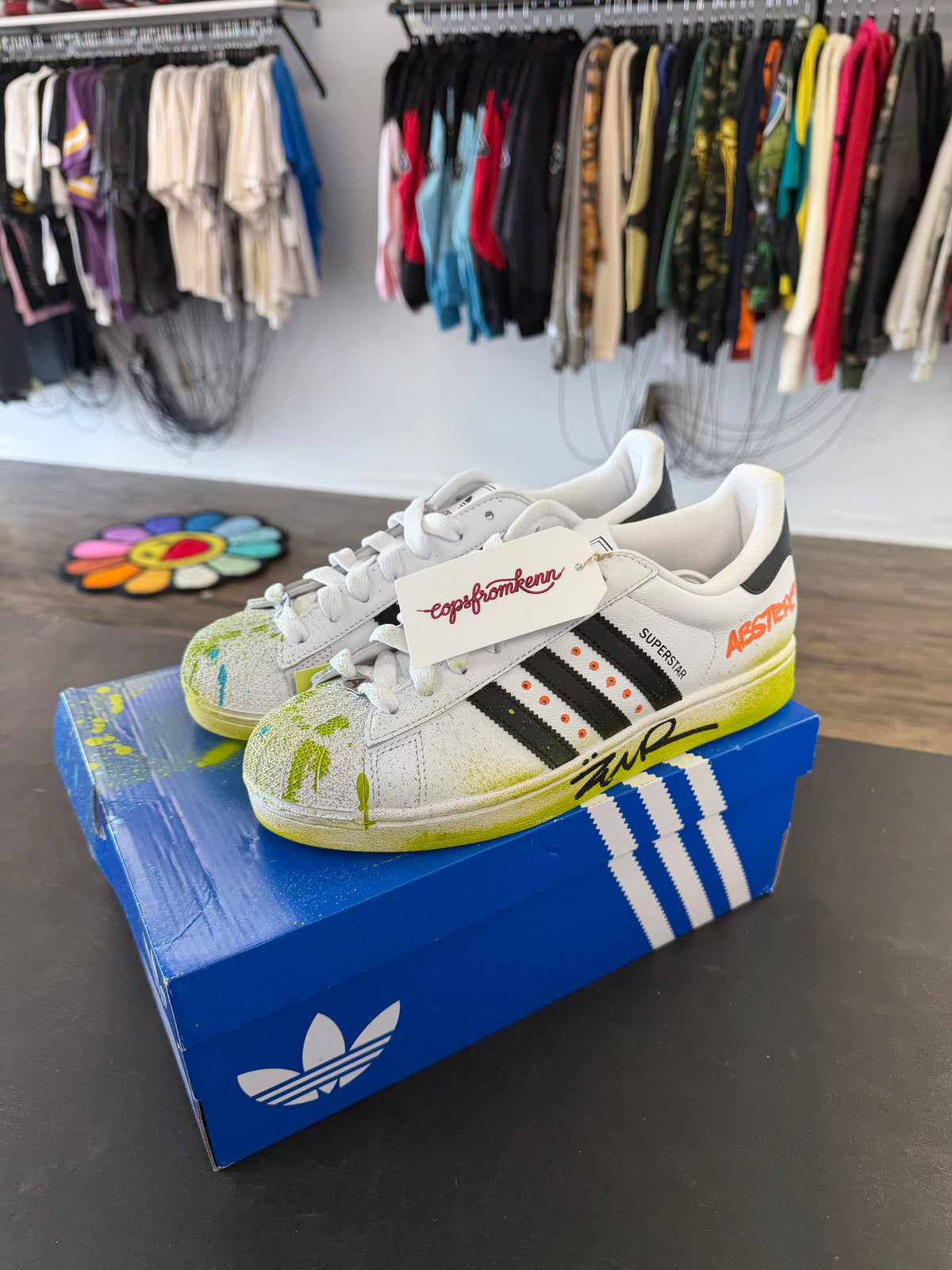 Abstract X Eurodoes Adidas Shelltoes Sneakers Size 9