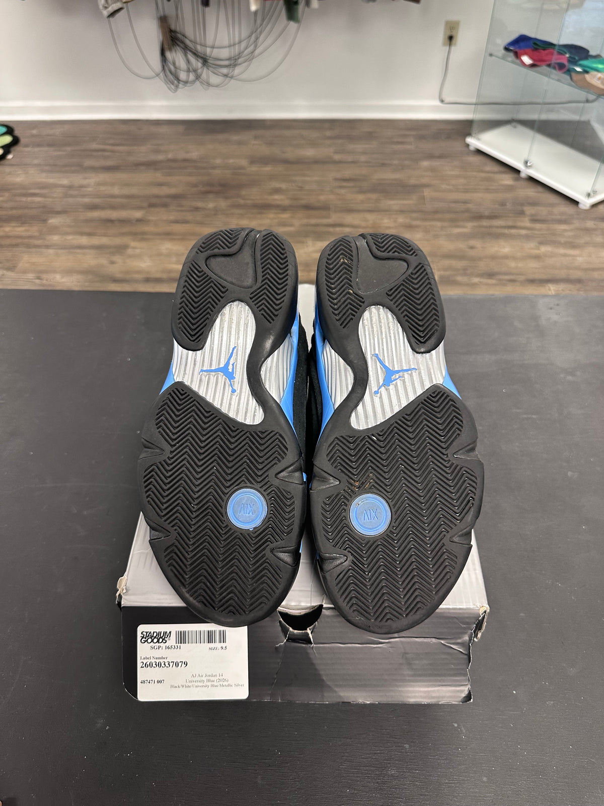 Air Jordan 14s "University Blue" Size 9.5