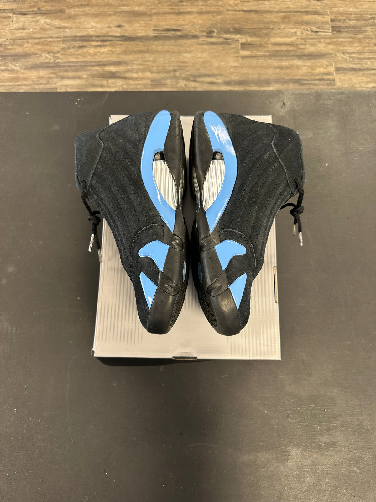 Air Jordan 14s "Black University Blue" Size 8.5