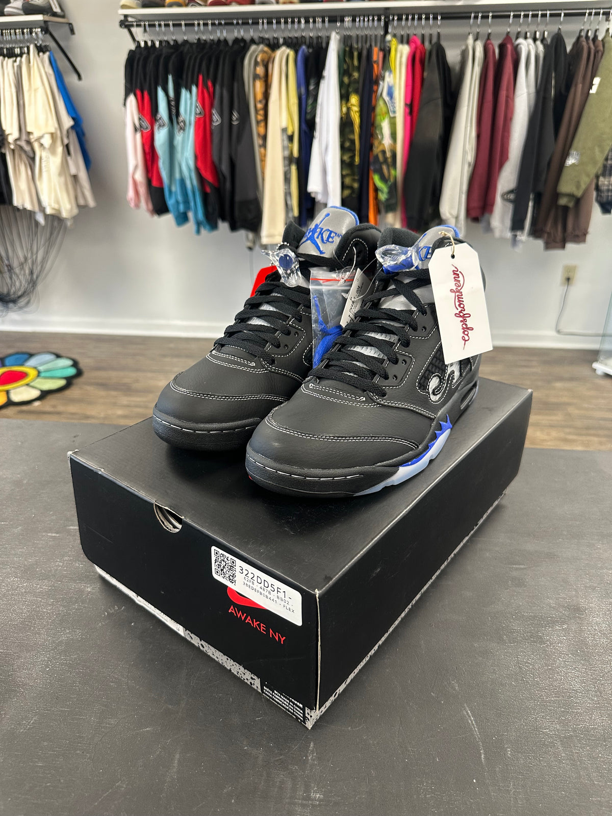 Air Jordan 5s "Awake Black" Size 9.5