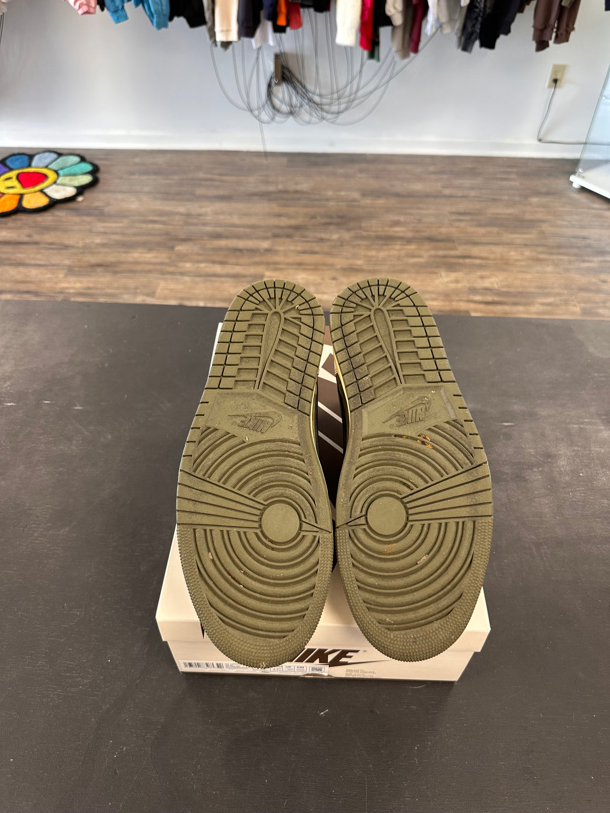 Travis Scott Olive Low 1s Size 10.5