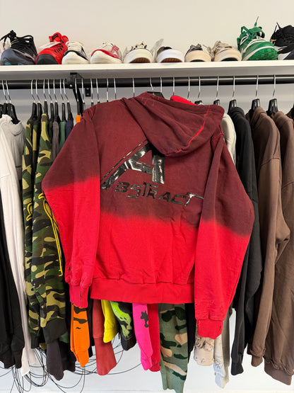 Abstract Red Ombre Jacket Size Small