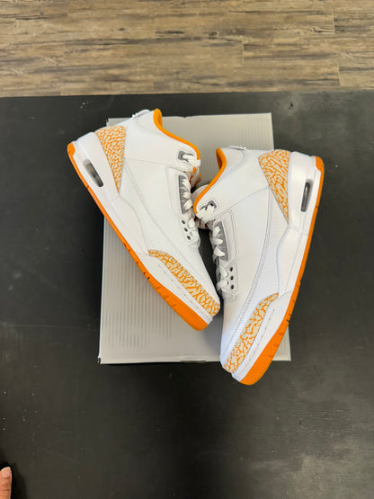 Air Jordan 3s "Orange Citrus" Size 8.5