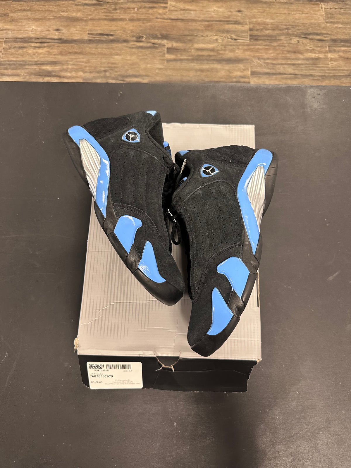 Air Jordan 14s "University Blue" Size 9.5