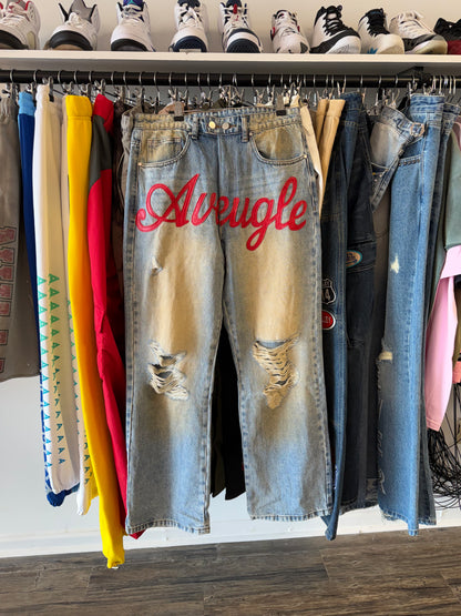 Aveugle "Accident" Denim Jeans Size 30