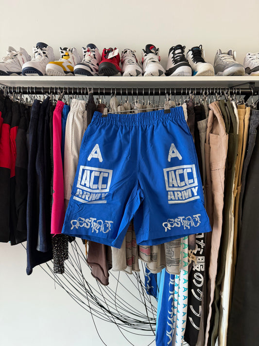 Abstract AFC Captain Blue Shorts Size Medium