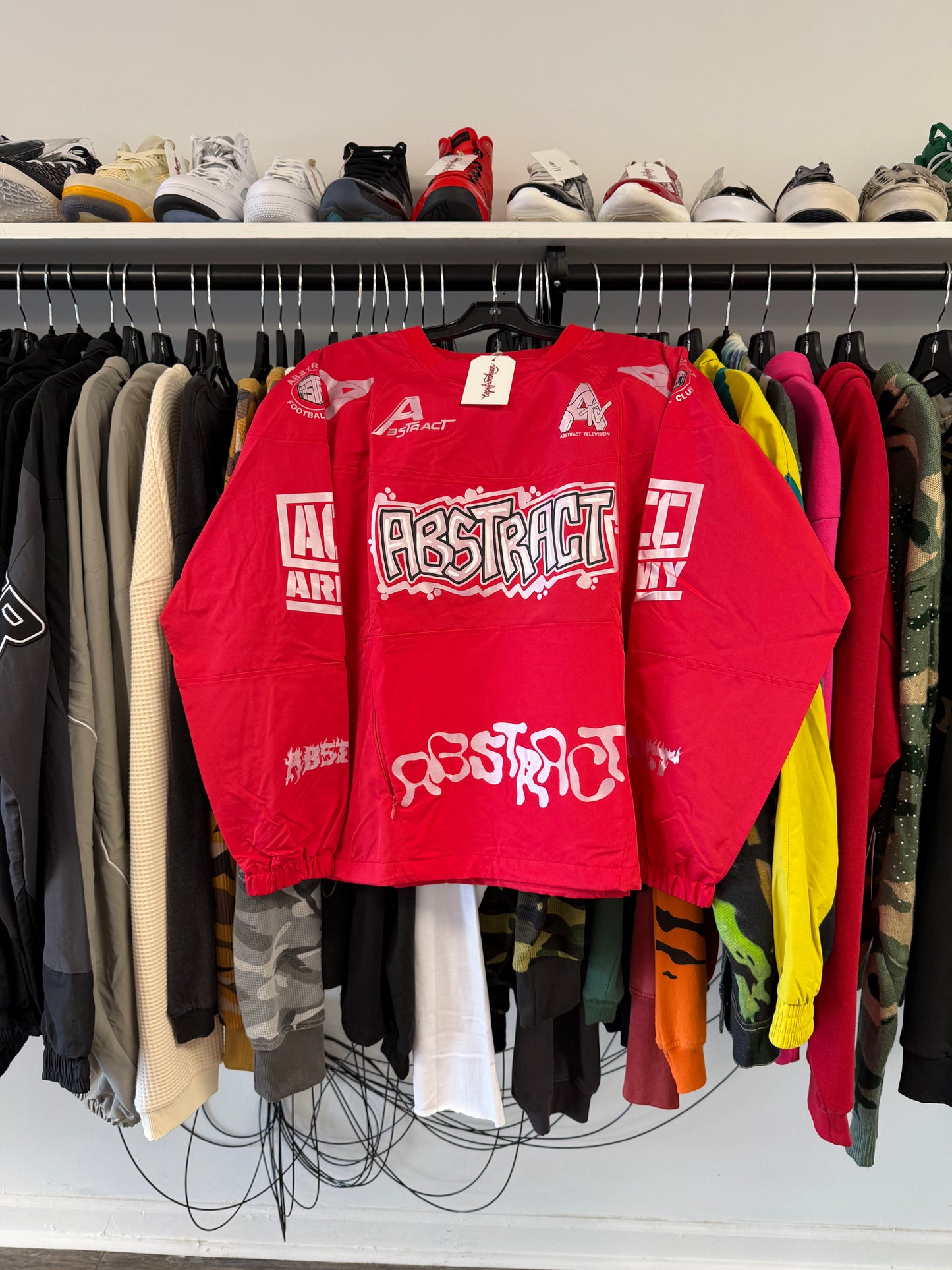 Abstract AFC Captain Red Shirt Size Medium
