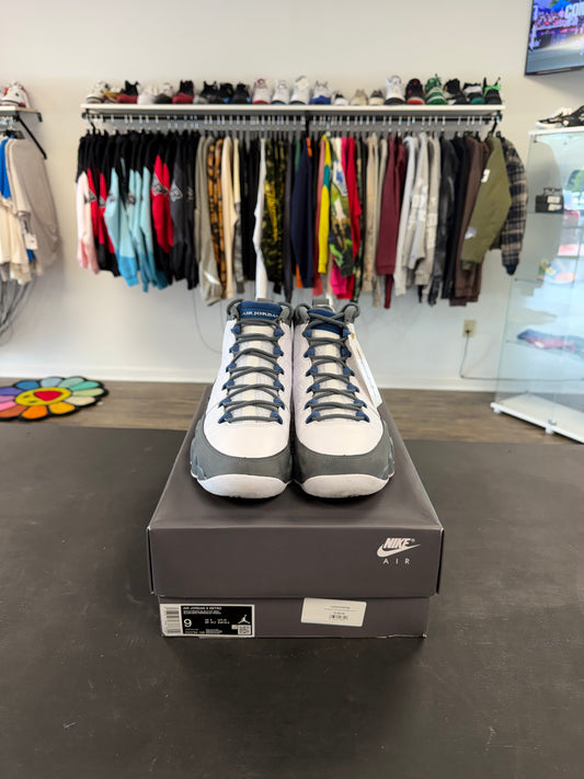 Air Jordan 9s "Flint Grey French Blue" Size 9