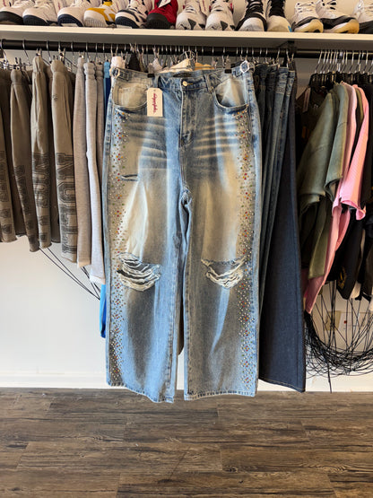 HMDD Crystals H-Star Jeans 2XL