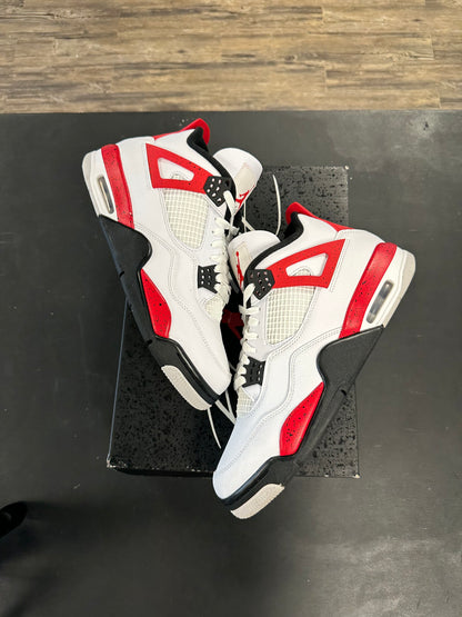 Air Jordan 4s "Red Cement" Size 10.5