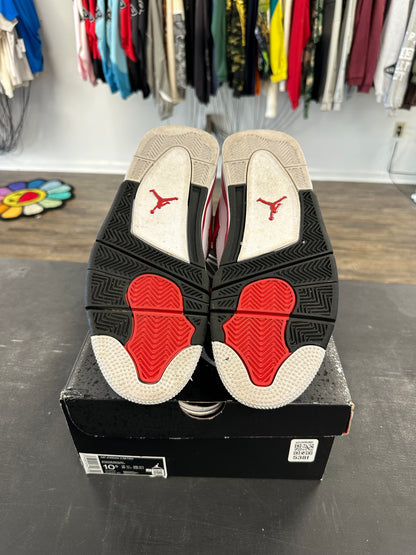 Air Jordan 4s "Red Cement" Size 10.5