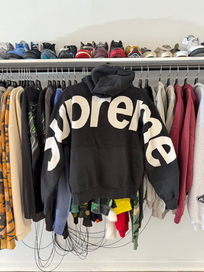 Black Supreme Hoodie Size Medium