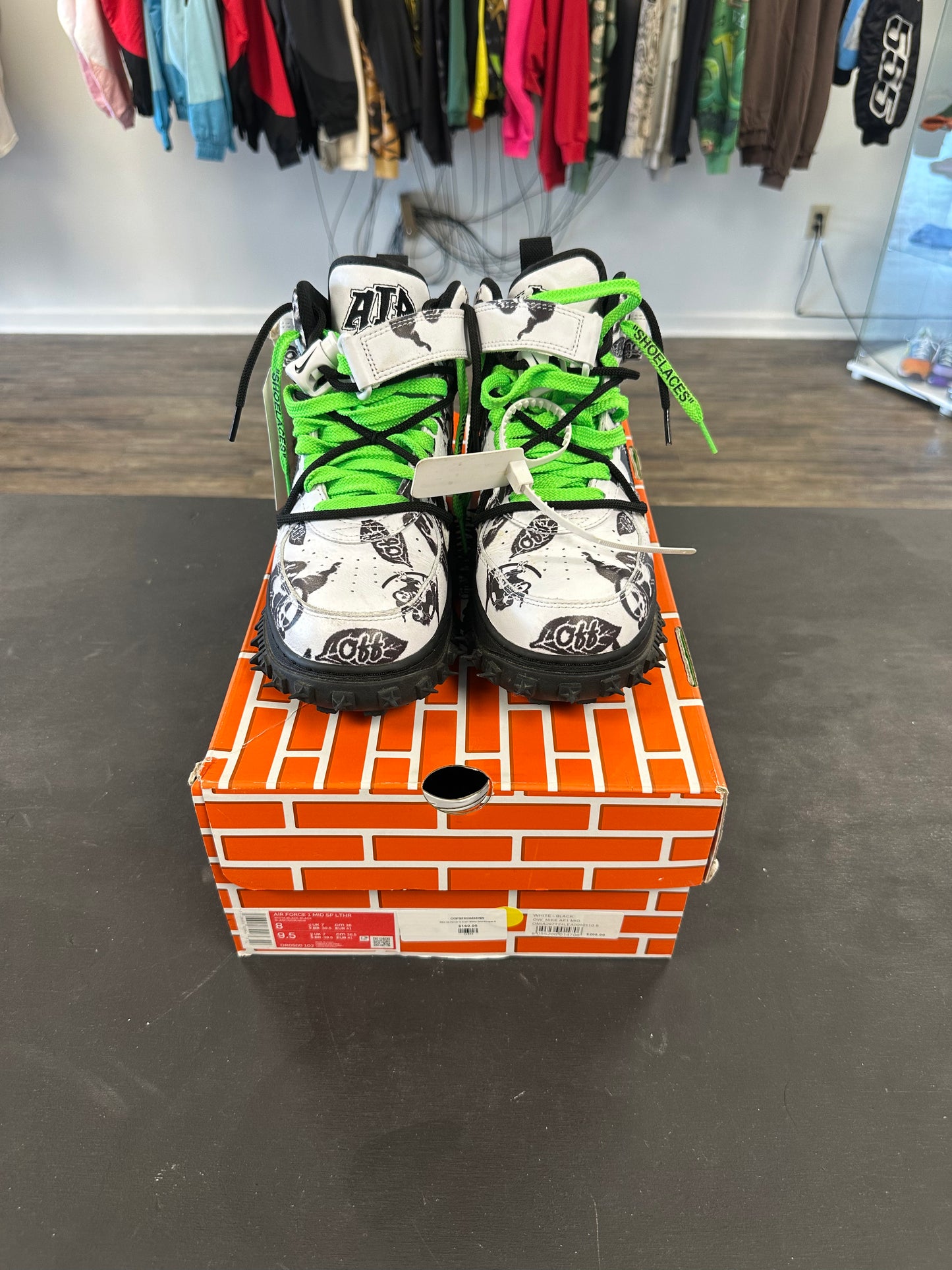 Nike Air Force 1s X Off White Grim Reaper 8