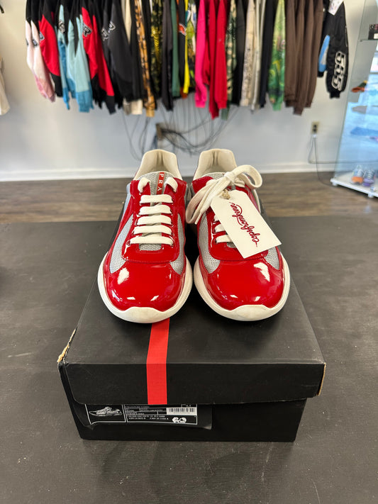 Prada America's Cup Low Red Size 9.5