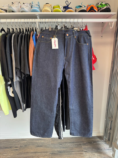 Evisu Denim Jeans Green Size 34