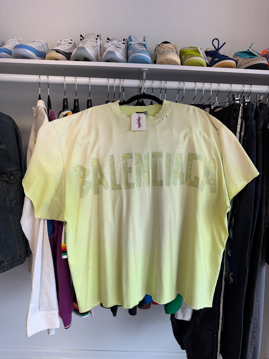 Balenciaga Green Tee 2XL