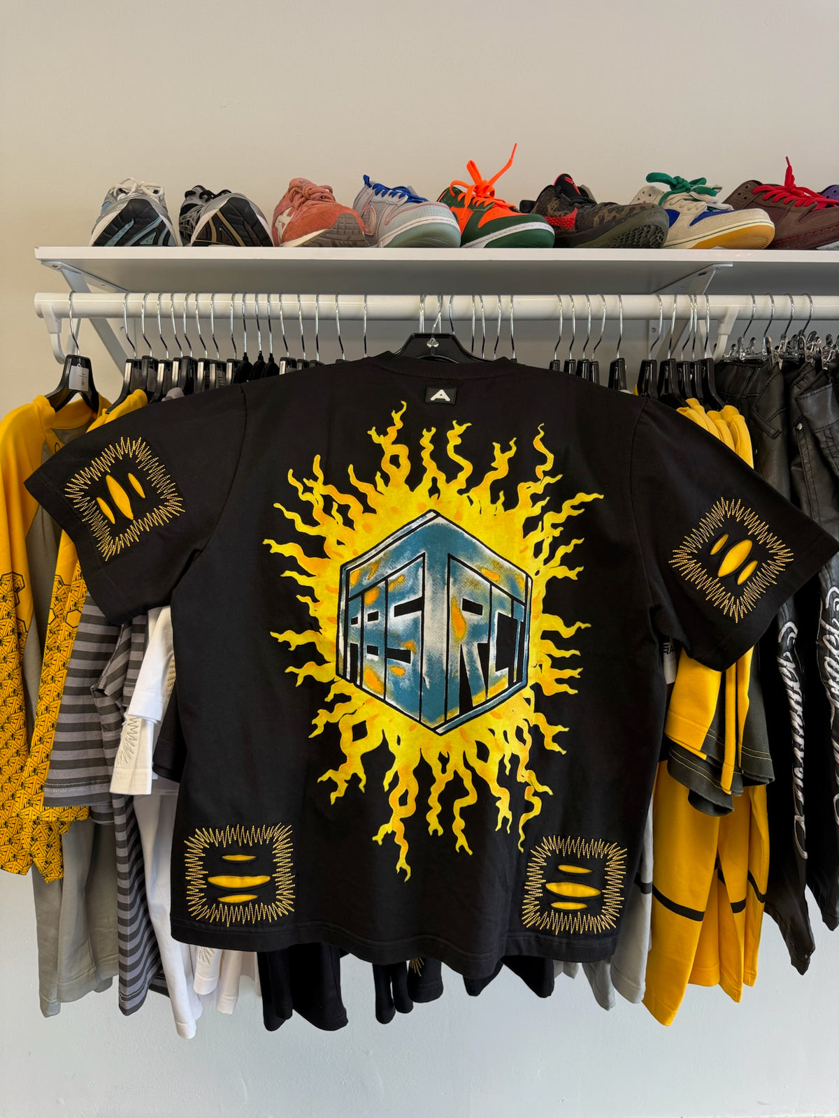 Abstract Flame Tee Large