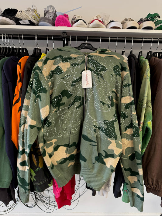 NothingMattersUsa Camo Hoodie Large