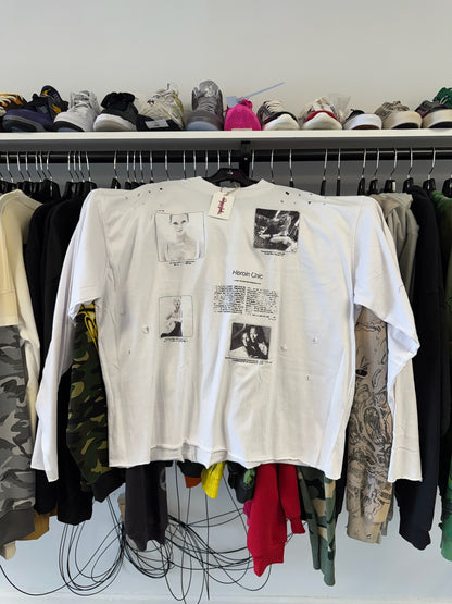 Trillionaire L/S White Large