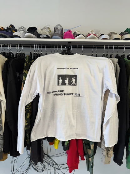 Trillionaire L/S White Large