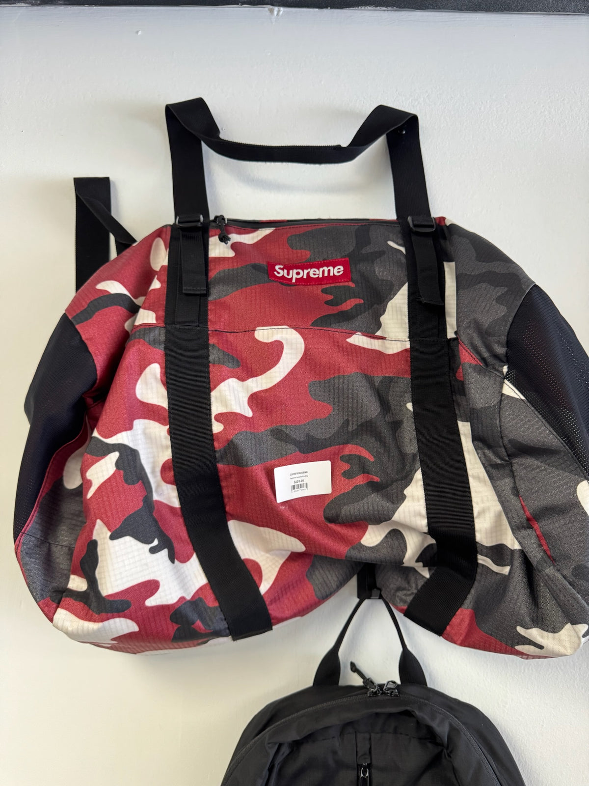 Supreme Camo Duffle Bag