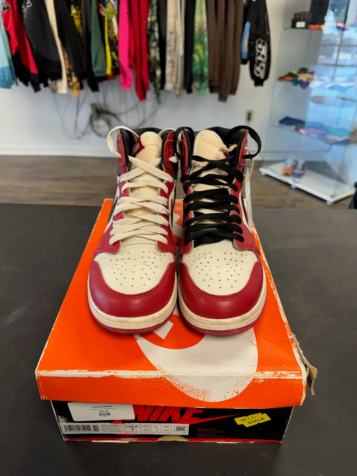 Air Jordan 1s "Lost & Found" Size 7Y